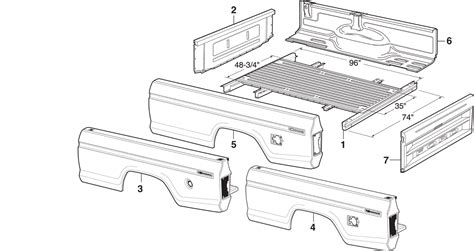 Styleside Steel Bed Panels 